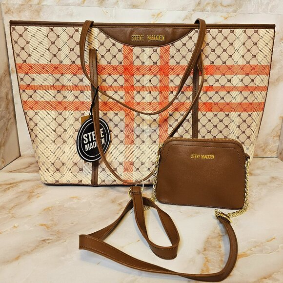 Steve Madden Multi Bsilas Tote and Crossbody set, NWT - Picture 1 of 14